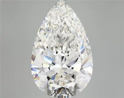 12.30ct E VVS2 Rare Carat Ideal Cut Pear Lab Grown Diamond