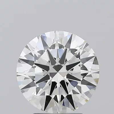 3.02ct J VS1 Excellent Cut Round Lab Grown Diamond