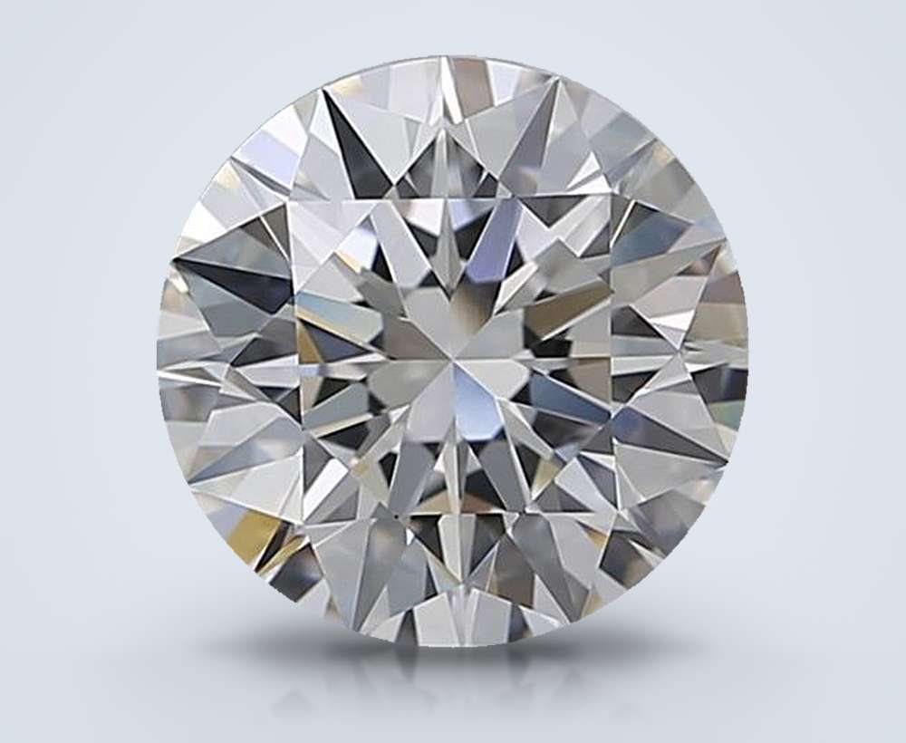 3.20ct I VVS1 Rare Carat Ideal Cut Round Diamond