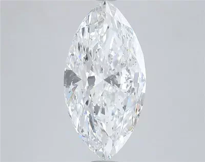 3.51ct D SI2 Rare Carat Ideal Cut Marquise Diamond