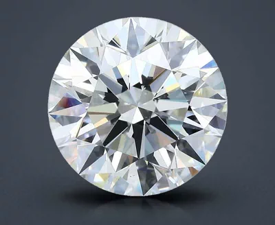 5.91ct H VS1 Rare Carat Ideal Cut Round Diamond