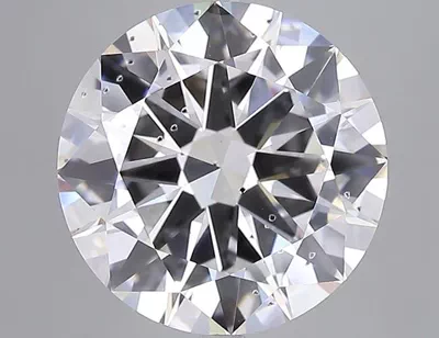 10.02ct F SI2 Very Good Cut Round Lab Grown Diamond