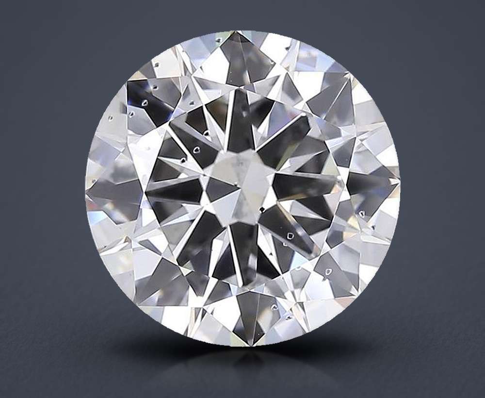 10.02ct F SI2 Very Good Cut Round Lab Grown Diamond