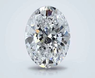 2.04ct E VVS2 Rare Carat Ideal Cut Oval Lab Grown Diamond