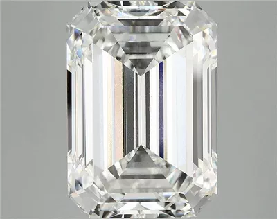 12.64ct F VVS2 Rare Carat Ideal Cut Emerald Lab Grown Diamond