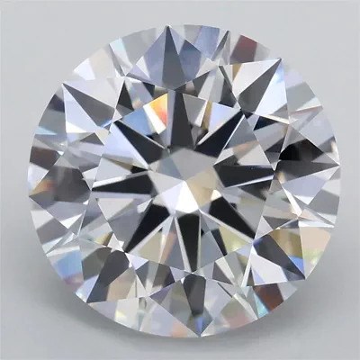 4.32ct D VS1 Rare Carat Ideal Cut Round Lab Grown Diamond