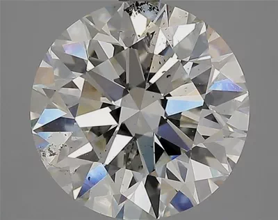 4.02ct H SI2 Rare Carat Ideal Cut Round Diamond