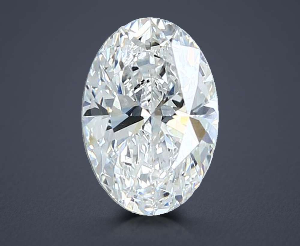 1.05ct E VVS2 Rare Carat Ideal Cut Oval Lab Grown Diamond