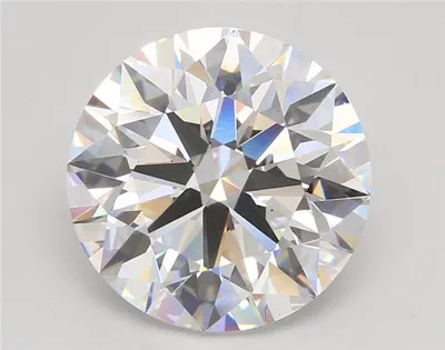 6.58ct F VS1 Rare Carat Ideal Cut Round Lab Grown Diamond