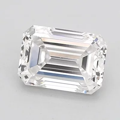 1.61ct E VVS2 Excellent Cut Emerald Lab Grown Diamond