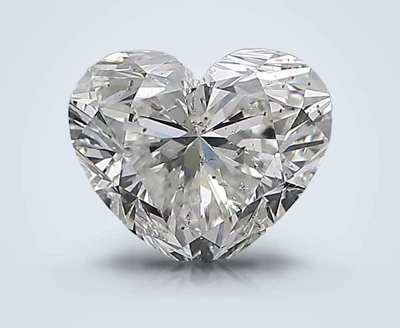 2.02ct G SI2 Rare Carat Ideal Cut Heart Diamond