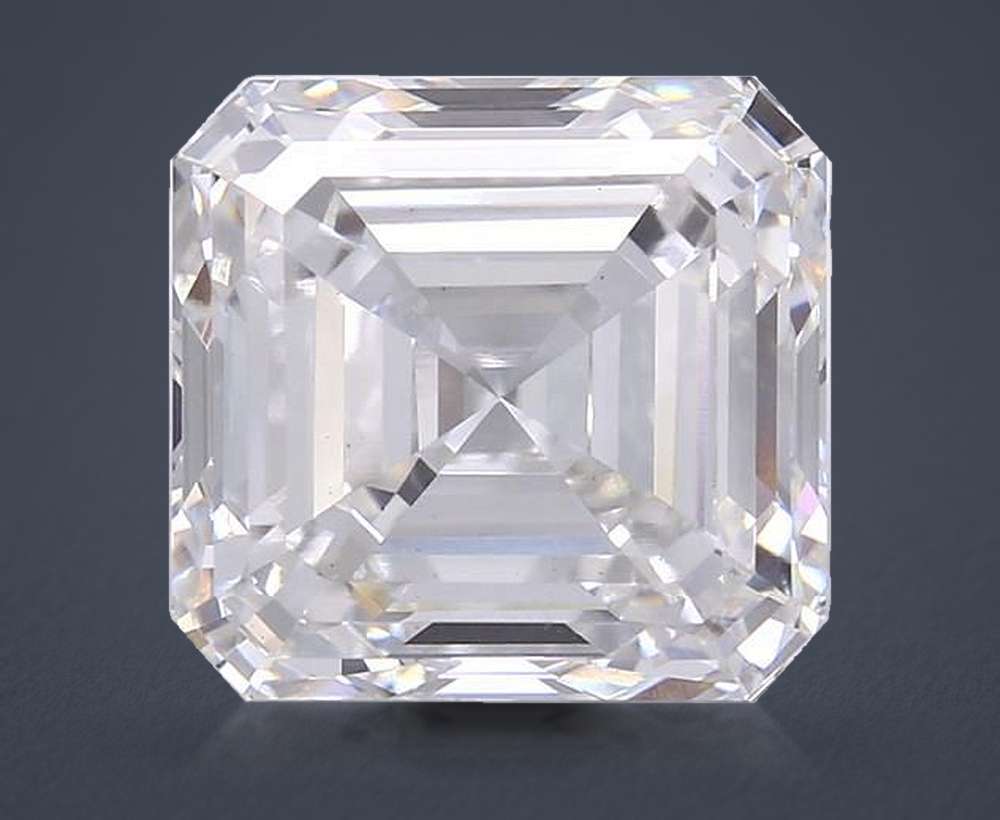 15.06ct F VS1 Rare Carat Ideal Cut Asscher Lab Grown Diamond