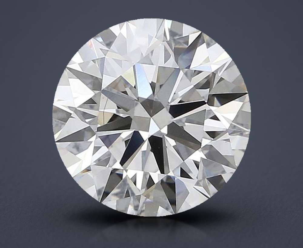 5.13ct H VS2 Rare Carat Ideal Cut Round Lab Grown Diamond