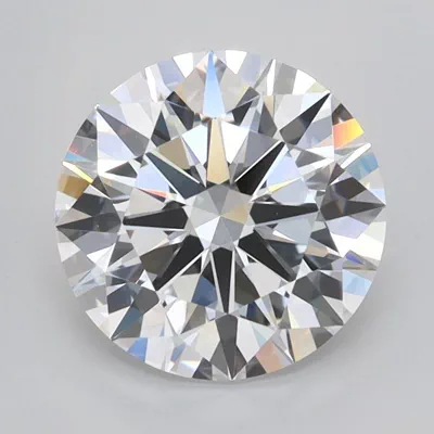 2.01ct D FL Rare Carat Ideal Cut Round Lab Grown Diamond