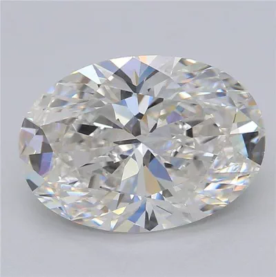 2.57ct F VVS2 Rare Carat Ideal Cut Oval Lab Grown Diamond
