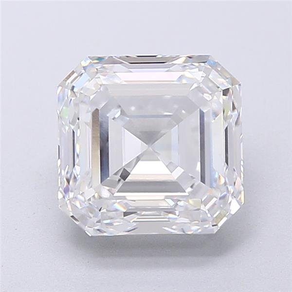 3.06ct D VVS2 Rare Carat Ideal Cut Asscher Lab Grown Diamond
