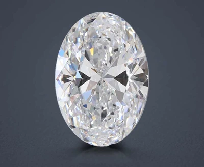 1.06ct D VVS2 Rare Carat Ideal Cut Oval Lab Grown Diamond