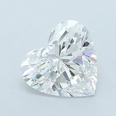 1.31ct D VVS2 Rare Carat Ideal Cut Heart Lab Grown Diamond