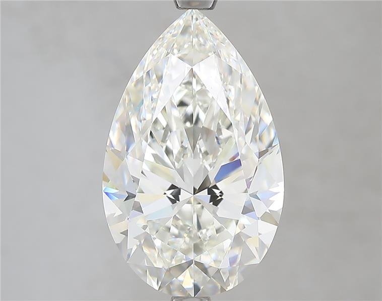 5.04ct I IF Rare Carat Ideal Cut Pear Diamond