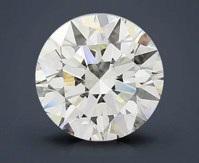 3.02ct K VS2 Rare Carat Ideal Cut Round Diamond