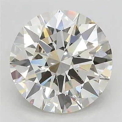 3.02ct J VS1 Excellent Cut Round Lab Grown Diamond