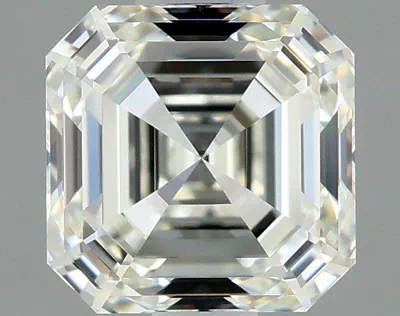 0.91ct J VVS1 Rare Carat Ideal Cut Asscher Diamond