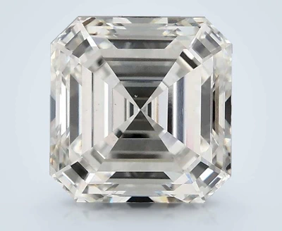 3.04ct F VS1 Rare Carat Ideal Cut Asscher Lab Grown Diamond