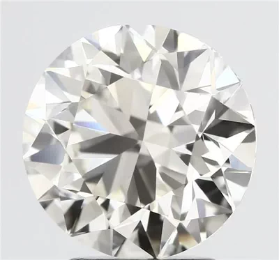 2.83ct J VVS2 Excellent Cut Round Diamond