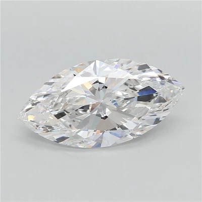 4.01ct F VVS2 Rare Carat Ideal Cut Marquise Lab Grown Diamond