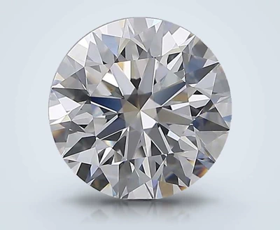 3.24ct D FL Excellent Cut Round Diamond