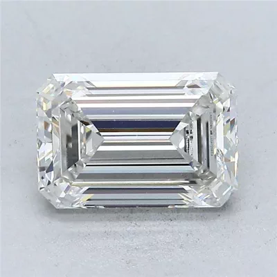 2.05ct G VS2 Rare Carat Ideal Cut Emerald Lab Grown Diamond