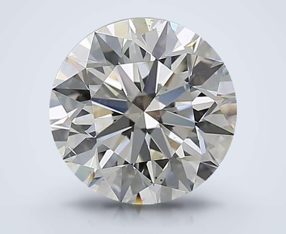 3.04ct I SI1 Excellent Cut Round Diamond