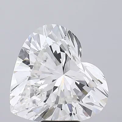 10.07ct E VVS2 Rare Carat Ideal Cut Heart Lab Grown Diamond