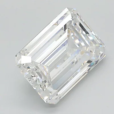 2.91ct E VS1 Rare Carat Ideal Cut Emerald Lab Grown Diamond