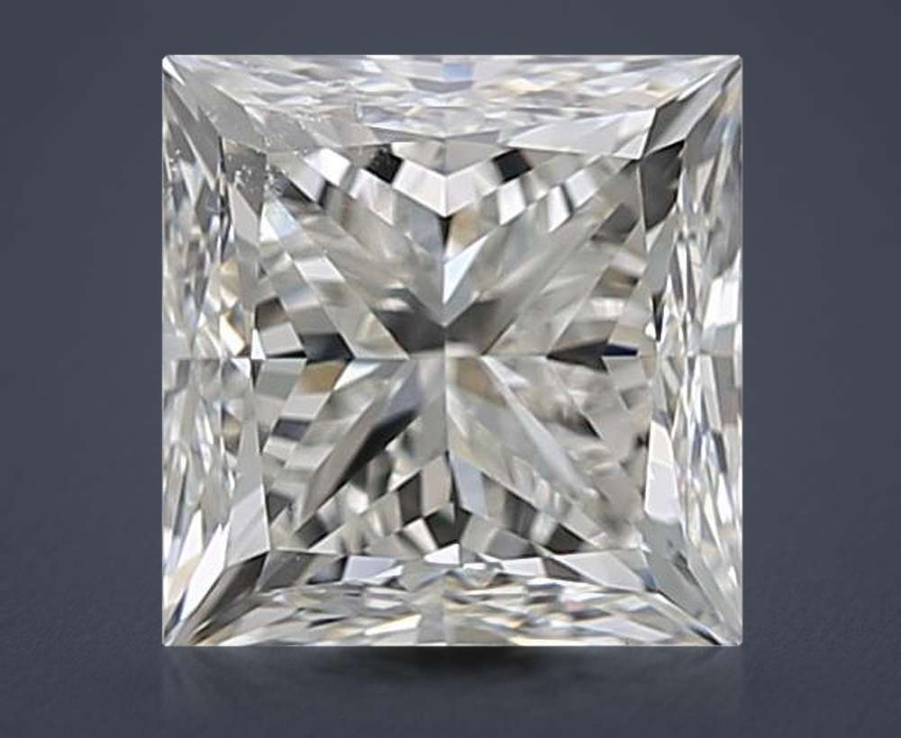 1.51ct J SI1 Good Cut Princess Diamond