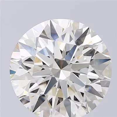 4.31ct K SI1 Rare Carat Ideal Cut Round Diamond