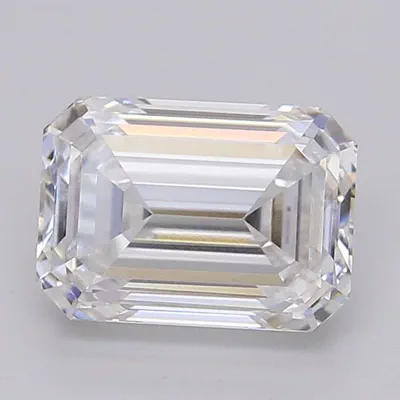3.30ct E VS1 Excellent Cut Emerald Lab Grown Diamond