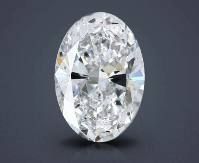 3.02ct D SI1 Very Good Cut Oval Diamond