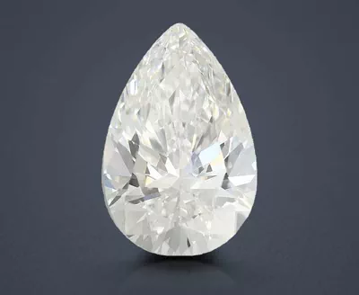 5.04ct F VS1 Rare Carat Ideal Cut Pear Lab Grown Diamond