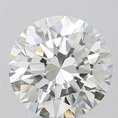 2.56ct I VVS2 Rare Carat Ideal Cut Round Diamond
