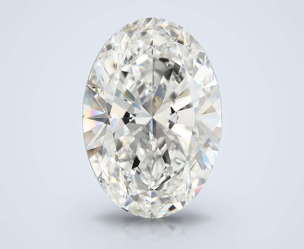 11.95ct E VVS2 Rare Carat Ideal Cut Oval Lab Grown Diamond