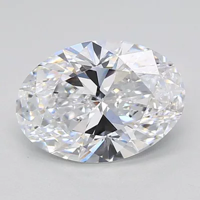 2.07ct D VVS1 Rare Carat Ideal Cut Oval Lab Grown Diamond