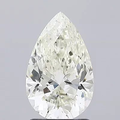 1.56ct K SI2 Rare Carat Ideal Cut Pear Diamond