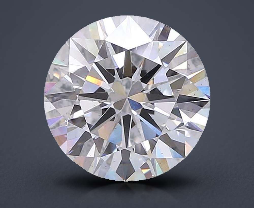 4.74ct F VS2 Excellent Cut Round Lab Grown Diamond