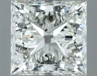 2.03ct H SI1 Rare Carat Ideal Cut Princess Diamond