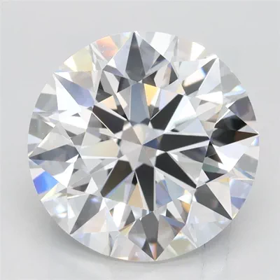 3.37ct E VVS1 Rare Carat Ideal Cut Round Lab Grown Diamond