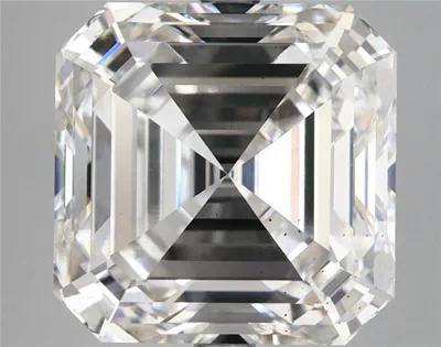 11.24ct F VS2 Rare Carat Ideal Cut Asscher Lab Grown Diamond