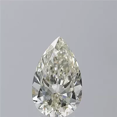 2.71ct K SI1 Very Good Cut Pear Diamond