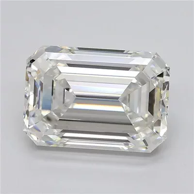 11.06ct F VS1 Rare Carat Ideal Cut Emerald Lab Grown Diamond
