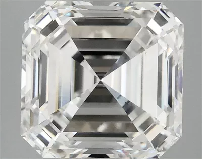 4.09ct F VS1 Excellent Cut Asscher Lab Grown Diamond